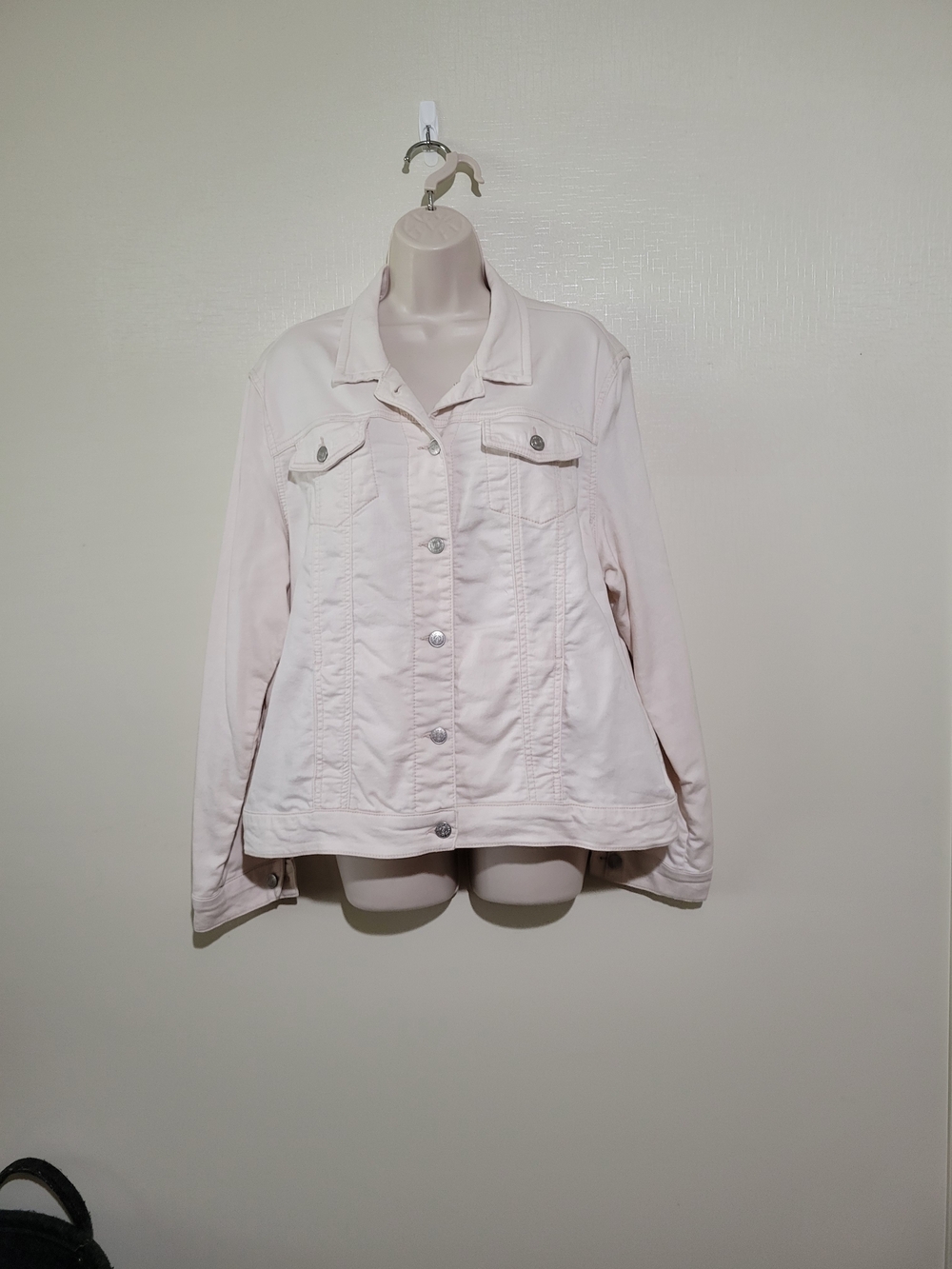 Buffalo David Bitton Pale Pink Denim Jacket